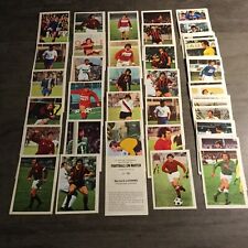 FOOTBALL EN MATCH 1973 - Lot de 5 images AGEducatifs (pas Panini) au choix!