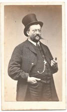 Photo CDV Homme au haut de