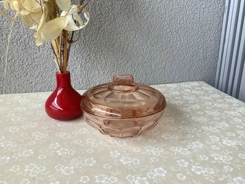 Sucrier art déco verre - art,