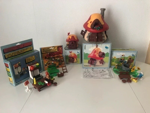 Lot schtroumpfs peyo schleich - peyo,