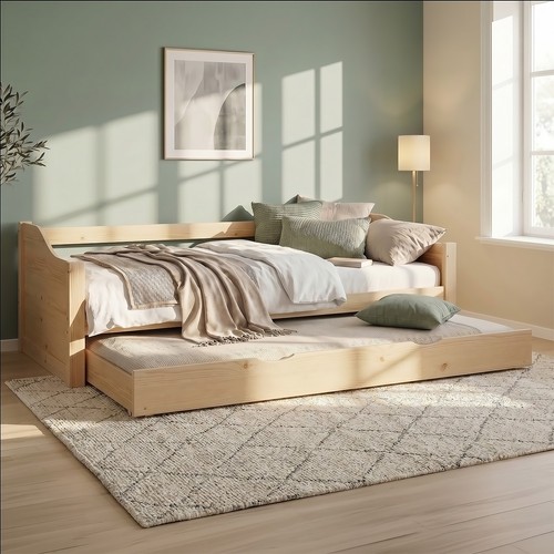 Lit gigogne 90x 190 - ,