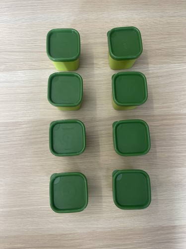 Tupperware petits pots vert - petits,