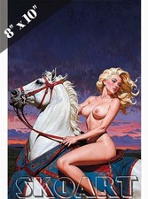 Jeune femme nue sexy pin-up