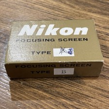 Focusing Screen Nikon F / F2 – Verre de visée Type B NEUF en boite NOS  #