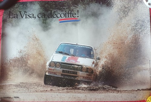 Affiche publicitaire citroën - publicitaire,
