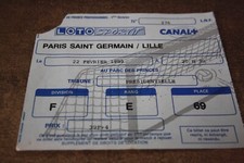 ancien ticket )) PSG PARIS