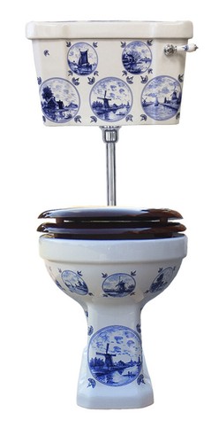Toilet traditionnel victorien - toilet,