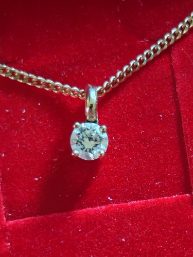 Pendentif diamant 21 ct - diamant, 0.21