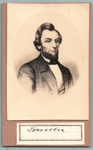 Cdv 1870 abraham lincoln - 1870,