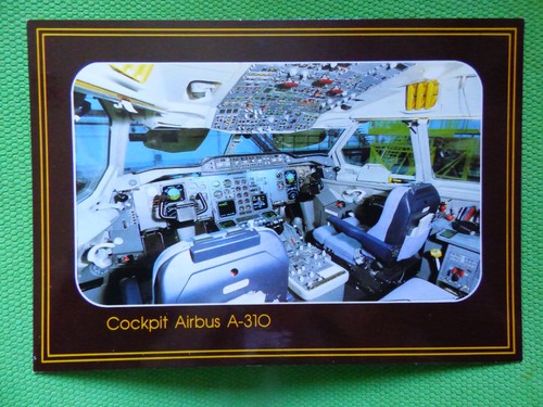 Postcard cockpit poste de - poste,