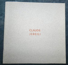 Livret illustré présentation peinture Claude Jebeili conseil géneral Hte Garonne