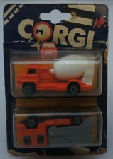 Corgi Junior camions poubelle et béton