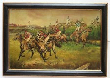 PEINTURE SUR TOILE « COURSE