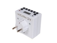Programmateur électrique numérique prise allemande 10 programmes Maclean MCE30G