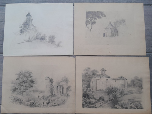 Dessins anciens lot - lot, vue