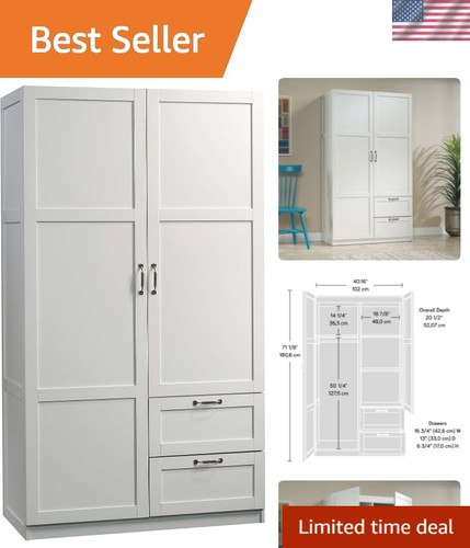 Traditional soft white - white, armoire