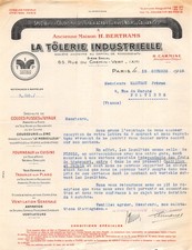 1928 SPECIALITE DE COUDES PLISSES TUYAUX AGRAFES ET RIVES NOIRS ET GALVANISE