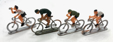 44549 STARLUX / PLASTIQUE / TOUR DE FRANCE / LOT 4 CYCLISTES MAILLOT DIVERS 1/32