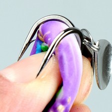 Leurre double lame pour grenouille basse 3 5 cm 5 4 g lest?? pour moulage pr??ci