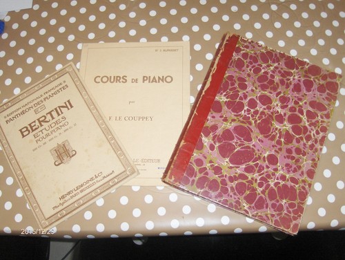Lot livres anciens cours - lot,