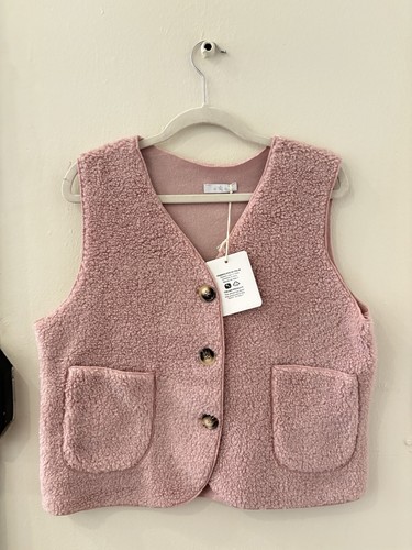 Gilet sans manches rose - manches,