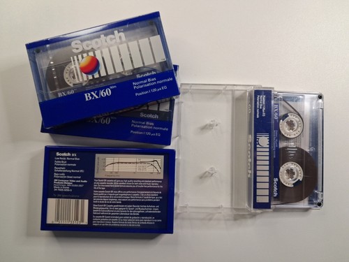 Lot cassettes vierges - cassettes, scotch