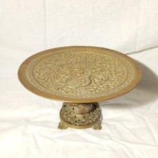 Ancien Plat En Laiton