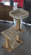 Arbre à chat zooplus en bois très bon état, couleur beige