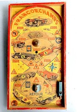 Flipper ancien FRANCORCHAMPS Course automobile, Grand prix, Automobilia