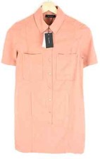 COP COPINE Sandale Robe Femme (UE) 36 Mini Coupe Droite Mélange De Lin Pêche