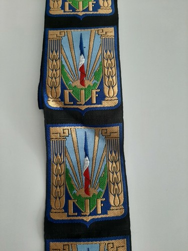 Ww2 écusson tissu cjf - -,