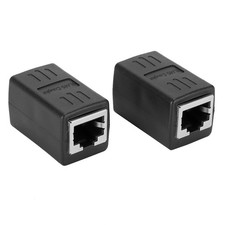 2x Cable Coupler RJ45 LAN