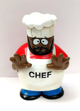 Jouet figurine south park chef pvc non articulé cuisinier cuisto 1998