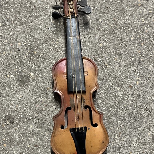 Violon miniature fer - miniature, en