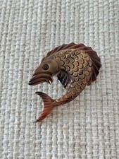 Broche En Corne - Poisson