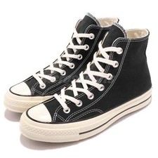 Converse First String Chuck Taylor 70 1970s Hi Black Canvas Men Unisex 162050C
