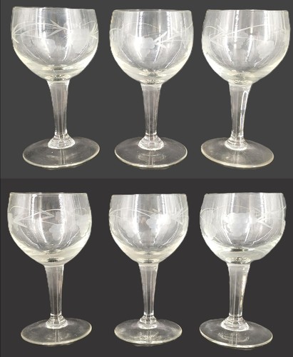Lot verres pied - lot, 6