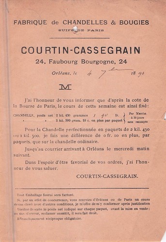 Orleans cirier courtin - cirier,