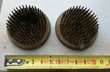 VIT-  Lot de 2 anciens pique fleurs Kenzan Ikebana Ø 55mm – art floral Japonais 