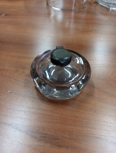 Encrier ancien diam - 10cm, h