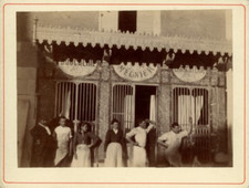 Boucherie Charcuterie Megnier, 1880 Vintage albumen Print Tirage albuminé  9