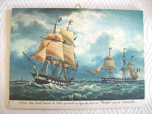 Tableau plaque maritime 3 - tableau,