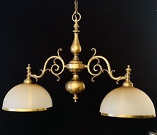 Grand lustre/suspension billard bronze