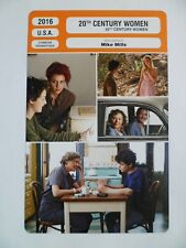 CARTE FICHE CINEMA 2016 20TH CENTURY WOMEN Annette Bening Lucas Jade Zumann Elle