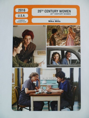 Carte fiche cinema - carte, 2016