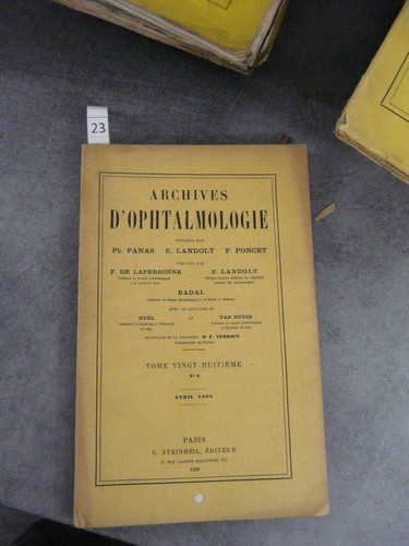 Archives ophtalmologie