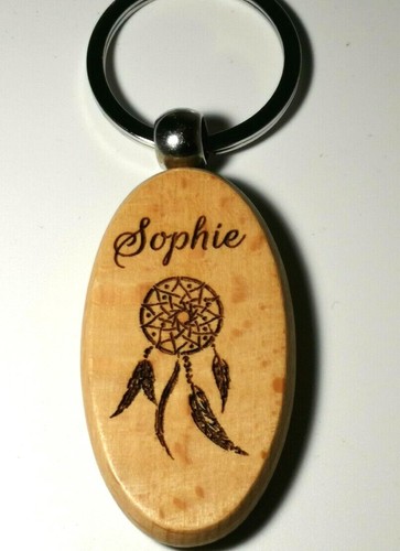 Superbe porte clefs - superbe, bois