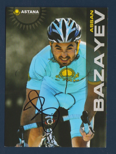 Cyclisme carte cycliste assan - cycliste,
