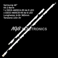 KIT 2 BARRES BANDES TV LED