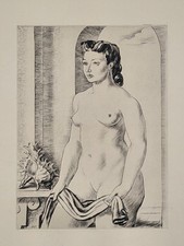 Robert CAMI (1900-1973) - Nu de femme - Pointe sèche originale